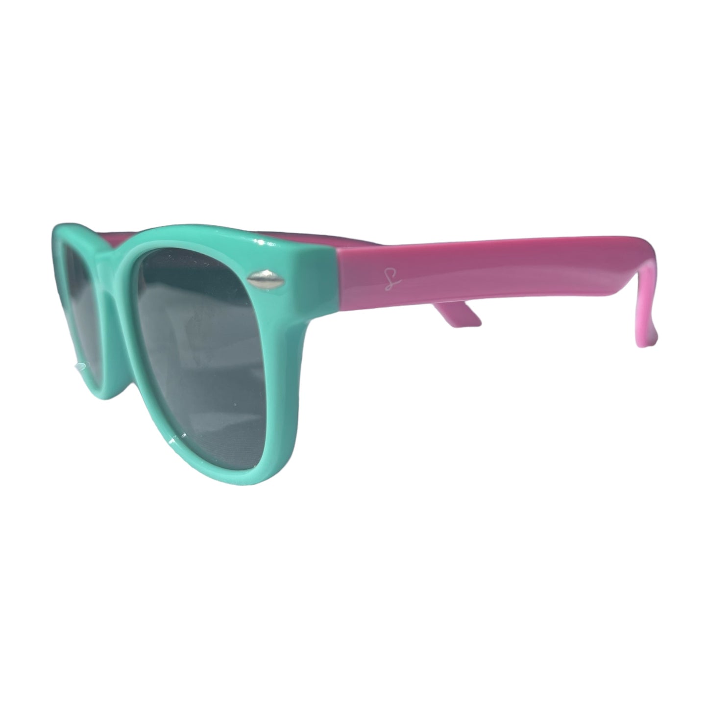 Flexible Sunglasses - Turquoise and Pink