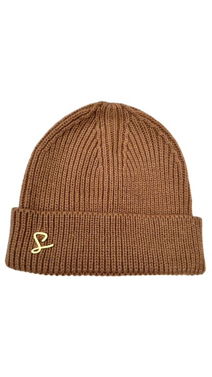 Tan Beanie