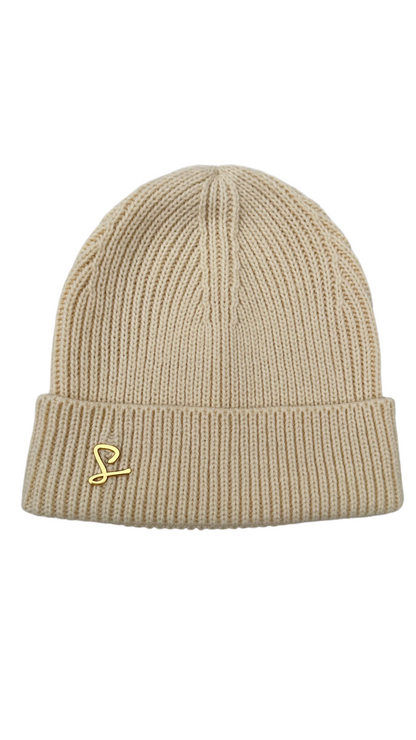 Cream Beanie