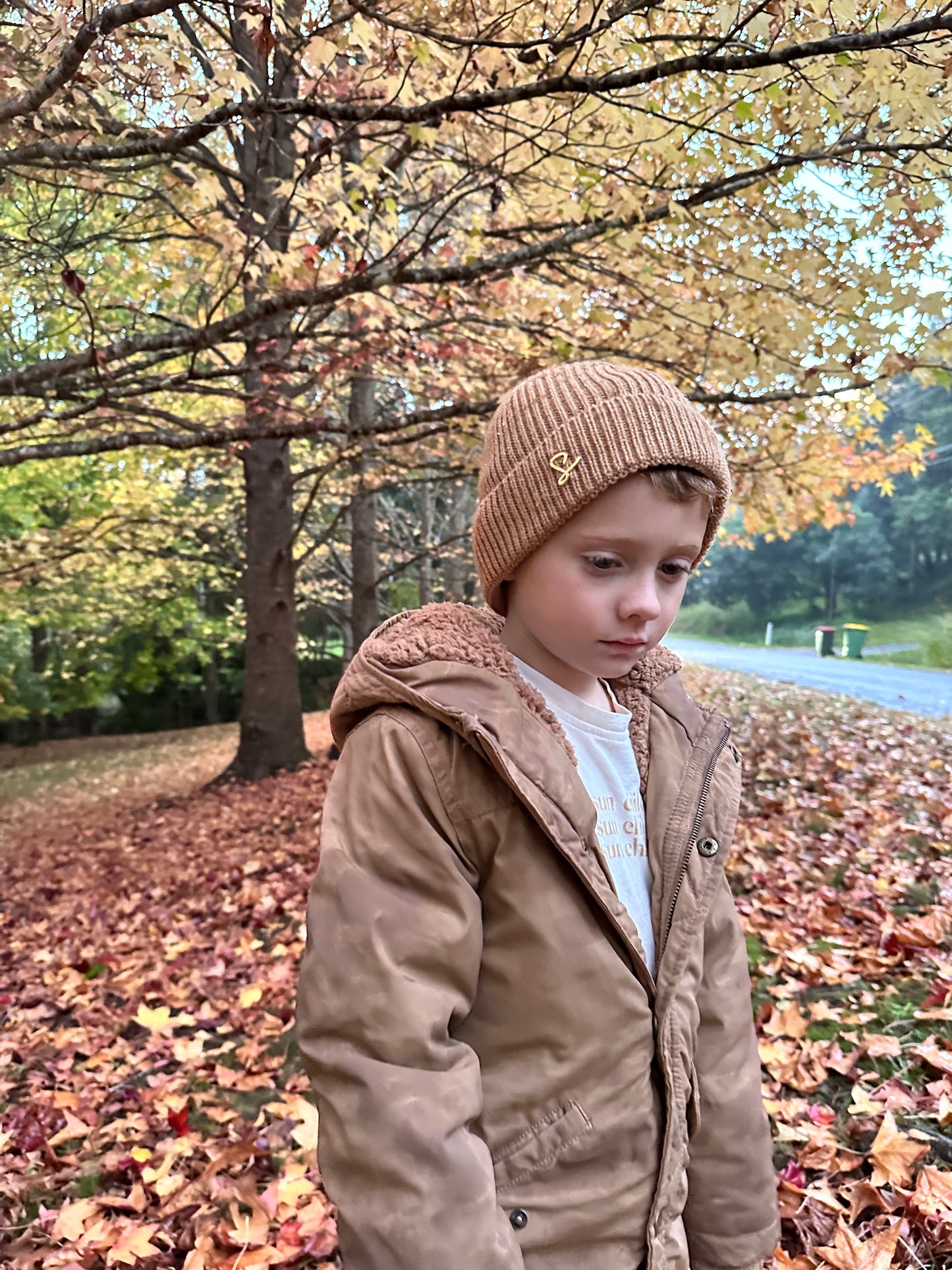 Tan Beanie