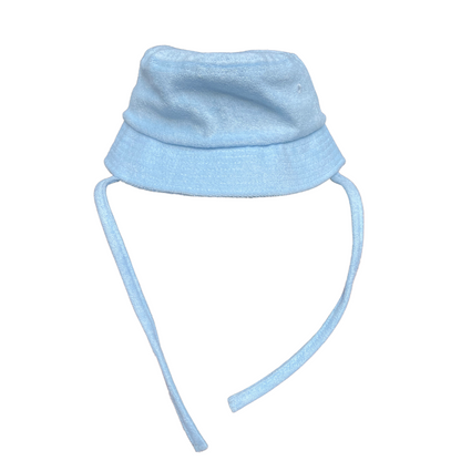 Blue Terry Towelling Bucket Hat