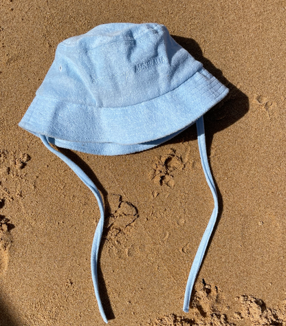 Blue Terry Towelling Bucket Hat